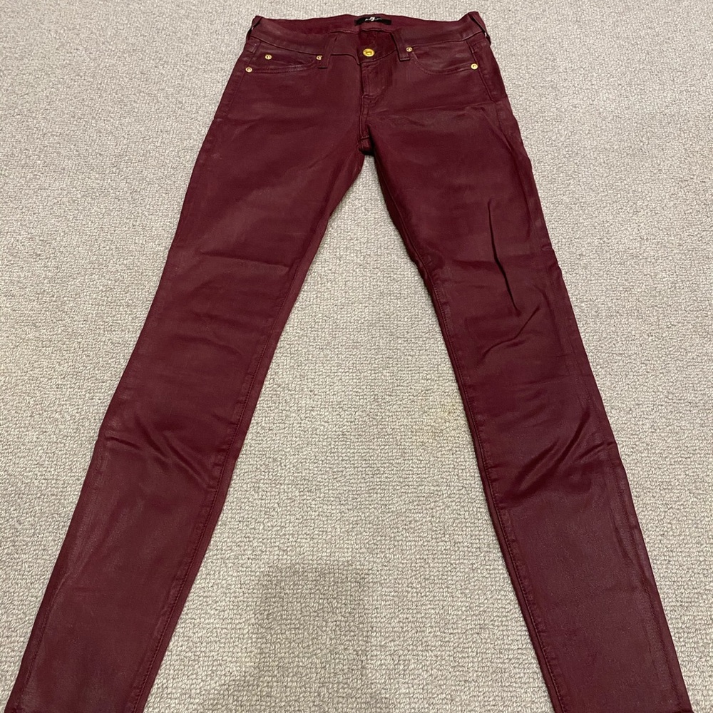 SOLD! 7 For All Mankind Coated Jeans